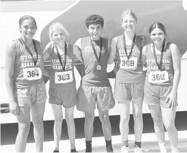 Stanton Junior High cross country medalists.