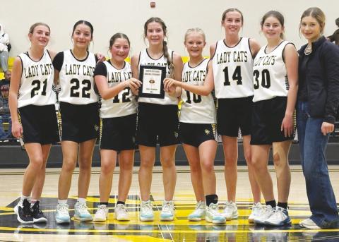 The Grady A team: Breinlye Shock, Karen Barrientos, Sayler O’Donnell, Sterling Foster, Raylee O’Donnell, Emerie White, Melanie Tunnell, Braylan Creech.