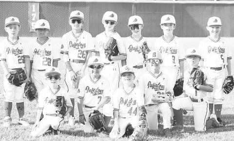 The 8U Buffaloes (above) finished the district tournament 2-2 and placed third.
