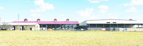 Progress continues to be made at the county’s construction site. The event centers, maintenance building, community center, and new water tower inch forward to completion daily.