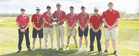 District Runner-Up - Bron Gass, Keith Latch, Karson Lowery, Walton Marshall, Rylan Cypert, Brik Fray, Keegan Landers, and Nick Howard