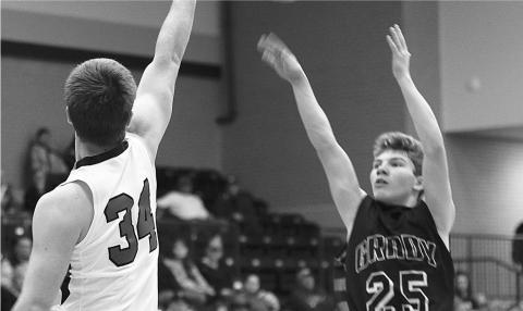 Grady point guard Brendan Pelletier led the Wildcats with 16 points in a 54-44 Bi district loss to Ropes Tuesday night in O’Donnell.