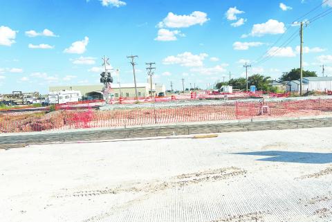 Construction continues at the intersection of BI-20 and SH 137 in Stanton. Weather has caused several delays and crews continue to work diligently building frames and pouring concrete. The TxDOT project tracker has an estimated completion date of December 22, 2025.