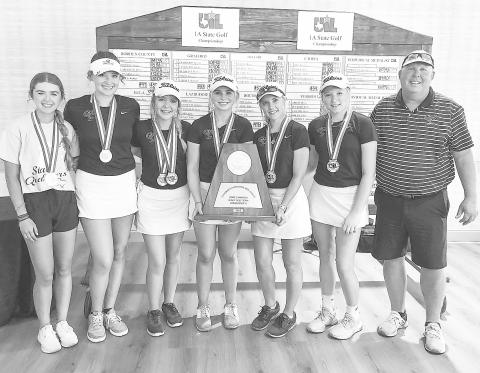 Lady Bearkats win Class A State Golf Title with record setting performance