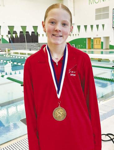 Stanton’s Brynn Burch top home top honors from the District 2-4A Dive Meet at Monahans Aquatic Center on Jan. 21. Burch is set to dive at the Region I meet at Andrews ISD on Feb. 1.