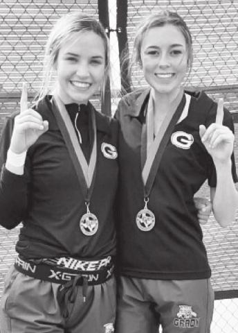 Short, Griffin team up for tennis title