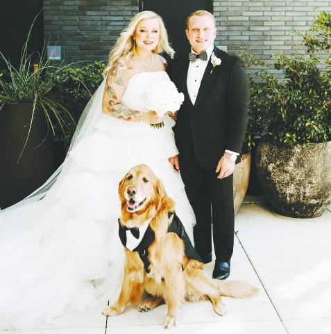 Larcenaire, Shands exchange vows in Dallas winter wedding