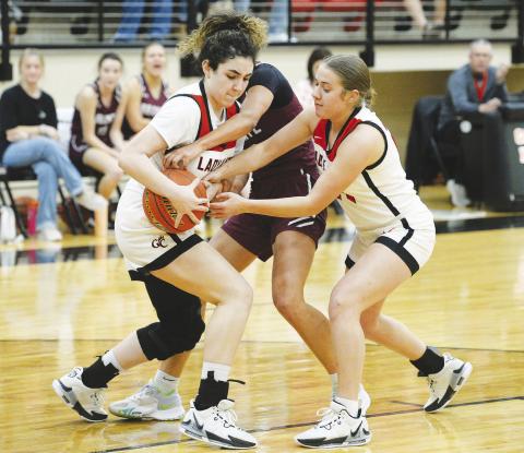 The Garden City Lady Bearkats have a never quit attitude and fought hard for each victory. They recently won the Class 1A Bi-District championship over Edan.