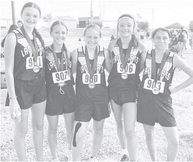 Grady Lady Wildcat Top 15 Finishers at Angelo State HS Stampede