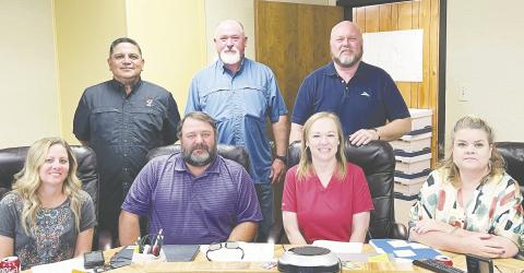 Back Row: Ramiro Reyes, Marty Graham, Reggie Franklin (Vice President) Front Row: Tiffany Carson, Jeremy Louder (President), Jana Cook (Secretary), Kelly Allred