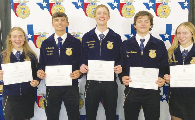Glasscock County FFA Members Attend State Convention