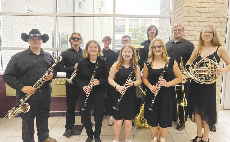 Stanton High School Band members had a great time at the State Solo and Ensemble Contest in Austin last week. The Brass Ensemble received a First Division rating and trumpet soloist Thayne Gernentz received a Second Division rating. Also competing in Austin was a Clarinet Quartet.