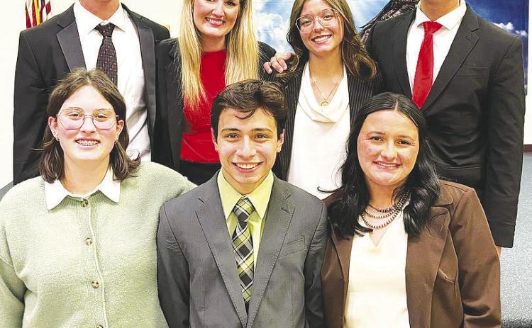 A group of Stanton Buffaloes got up early Saturday looking to improve in their respective UIL Academic events. Competitors and their placings: 1st Accounting - Hazel, 2nd Poetry - Kadence, 2nd Headline - Elliot, 3rd CX Debate - Olivia/ Logan, and 4th LD Debate - Kambrie.