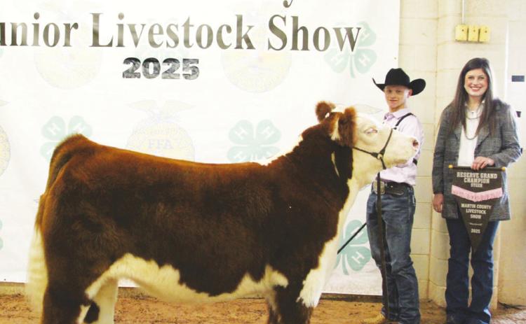 Reserve Champion Steer Roxton Stone