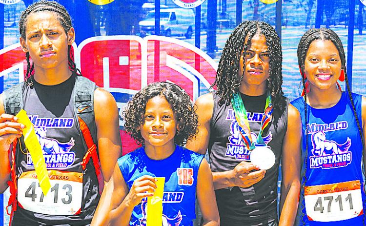 Pictured are Stanton ISD students Tremaine Smith (14U), Josiah Smith (10U), Leonard Smith (12U), and Laniyah Smith (18U)