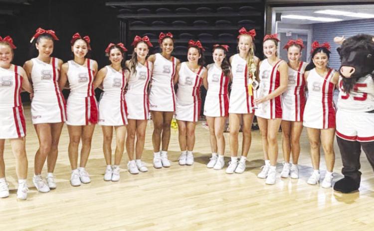 The Stanton Varsity Buffalo Cheerleaders attended Cheer Camp at Angelo State University on July 12–15 and earned Excellent Blue Ribbons for both the Camp Routine and Spirit Routine evaluations, was Named Medium Varsity Spirit Routine Champions at Camp Championships and Buffy also brought home the Crowd Leader/Spirit Raiser Trophy.